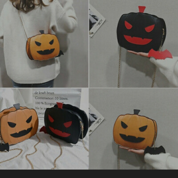 πHPπPumpkin Shoulder Bagππ - Picture 3 of 4